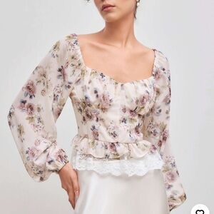 Cider CHIFFON SWEETHEART NECKLINE
XL BNWT
cottagecore prairiecore